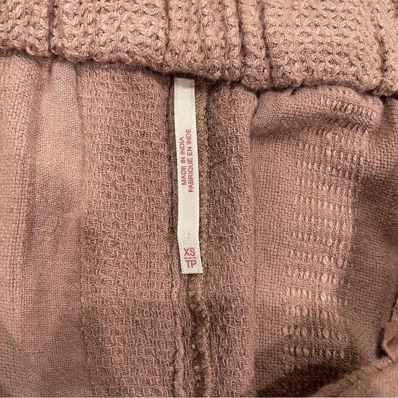 Free People Dusty Pink Linen Skort - Picture 5 of 10